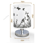 Modern Iron Table Lamp LED Fabric Nordic Desk Light - Perfect for living room, bedroom, nightstand, study and home decor lighting systems