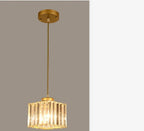 Modern Crystal LED Pendant Lamp Chandelier Lighting for Dining Room Stairs Luxury Nordic Chandelier Light Bedroom Kitchen