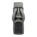 Flower pot with face & LED – Decoration for garden and balcony lighting