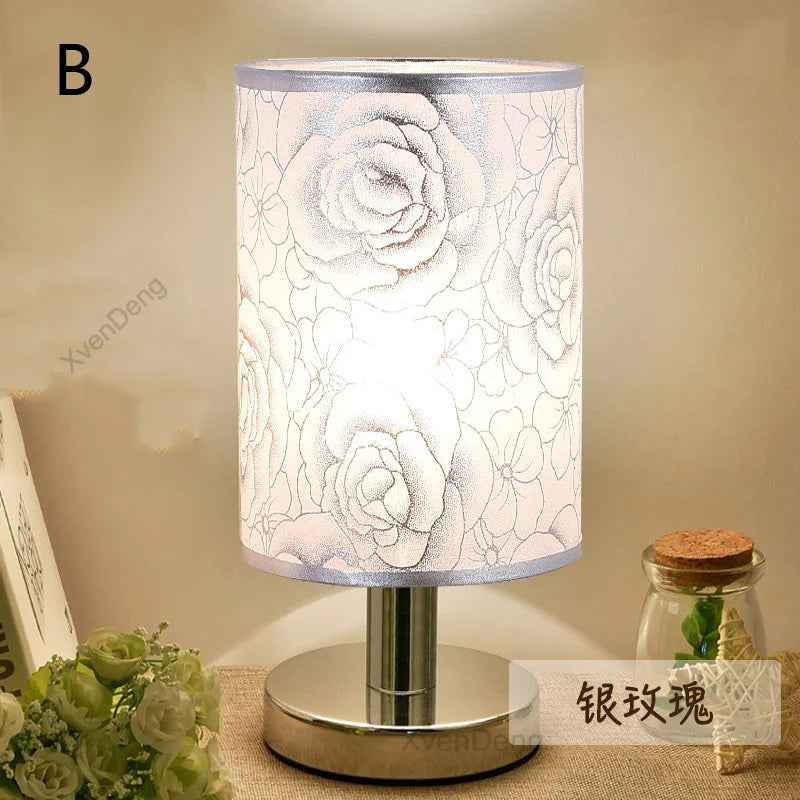 Modern Iron Table Lamp LED Fabric Nordic Desk Light - Perfect for living room, bedroom, nightstand, study and home decor lighting systems