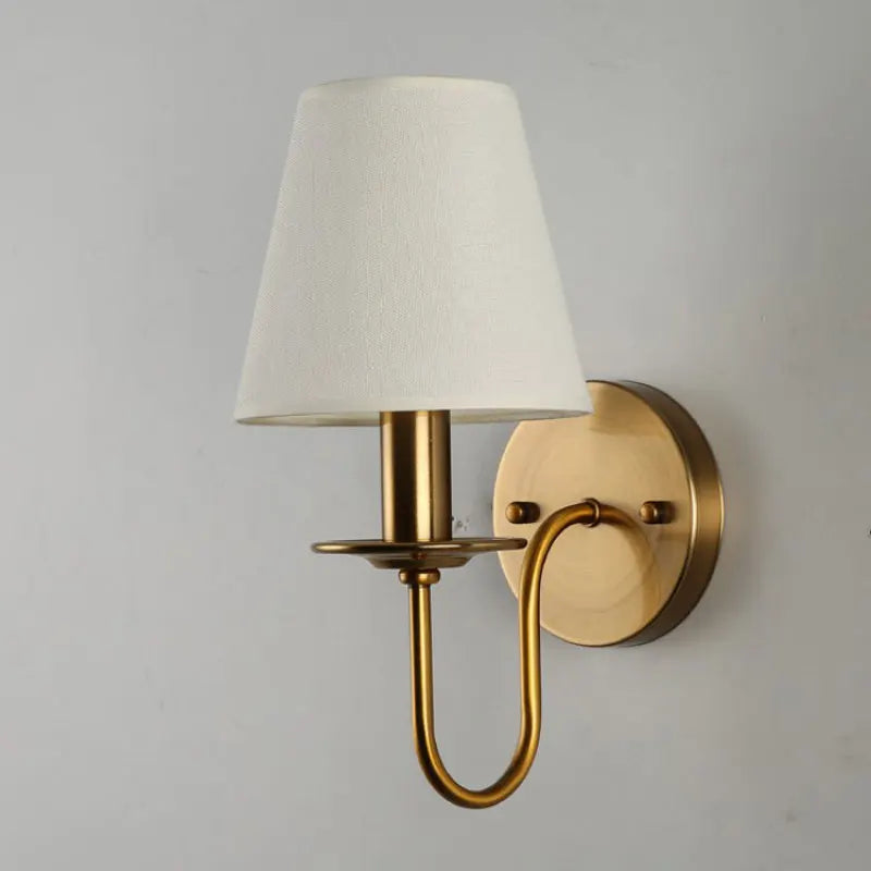 Elegant Fabric Wall Lamp - Vintage European Charm for Any Room
