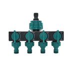 4-Way Garden Tap Water Splitter