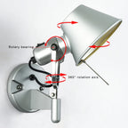 Nordic Modern LED Wall Lamp - Contemporary Bedroom and Hall Wall Lamp, Up and Down Aluminium Design, 220V AC