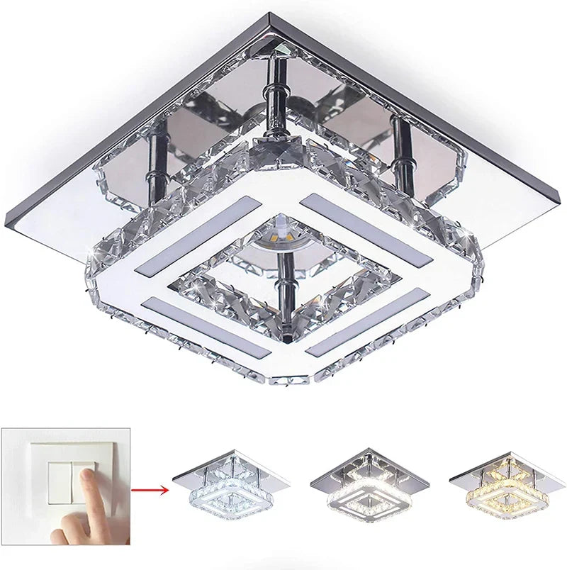 Ceiling lamps - Decorative LED lights for room chandeliers, crystal chandeliers - Living room, kitchen, bedroom, modern, dining area, hallway