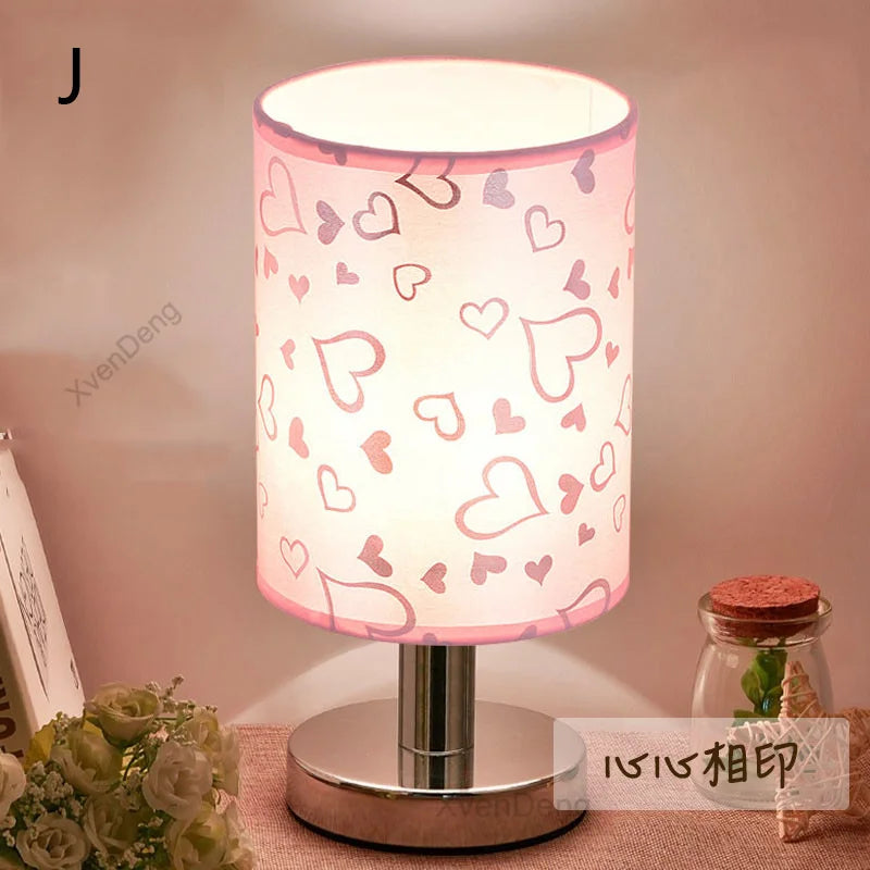Modern Iron Table Lamp LED Fabric Nordic Desk Light - Perfect for living room, bedroom, nightstand, study and home decor lighting systems