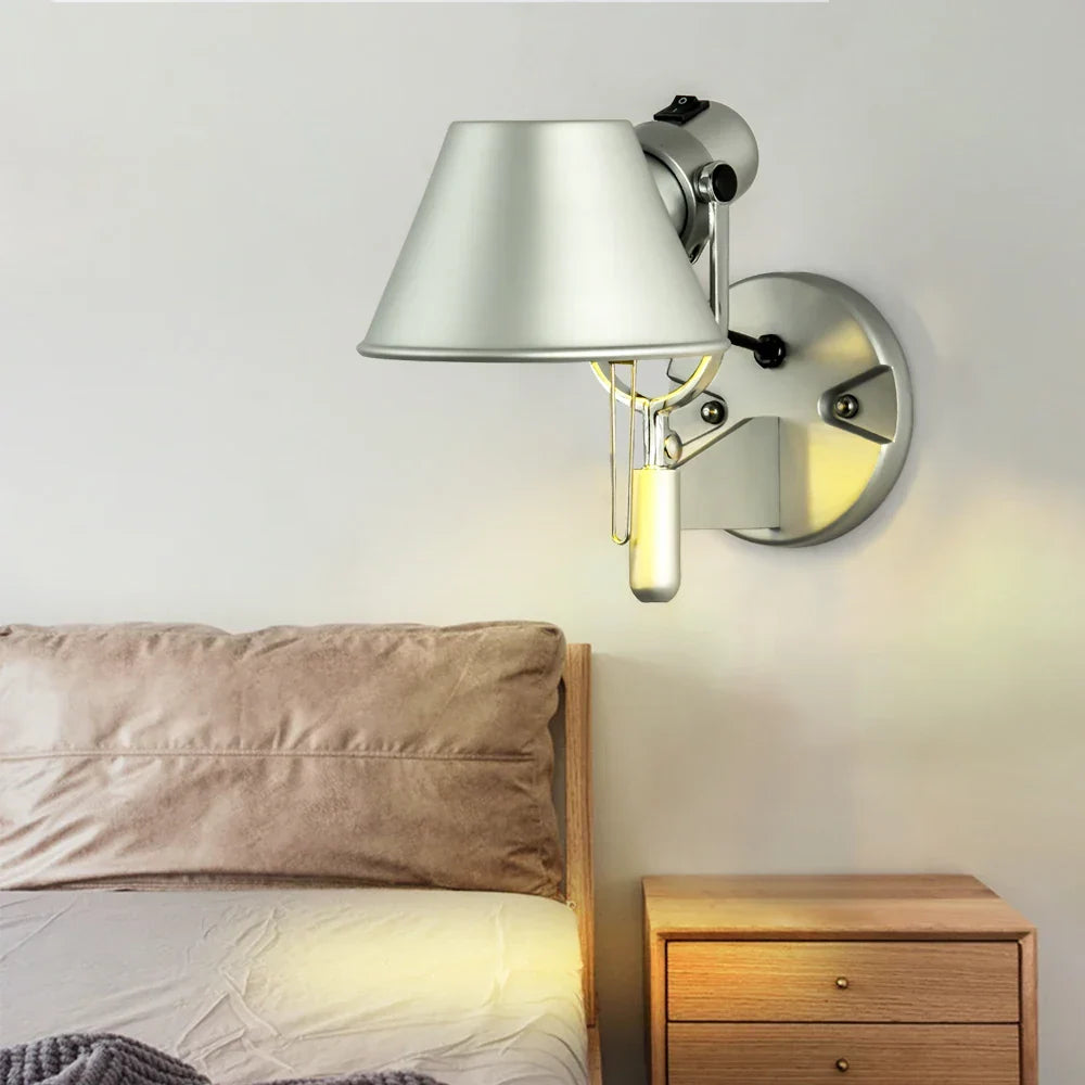 Nordic Modern LED Wall Lamp - Contemporary Bedroom and Hall Wall Lamp, Up and Down Aluminium Design, 220V AC