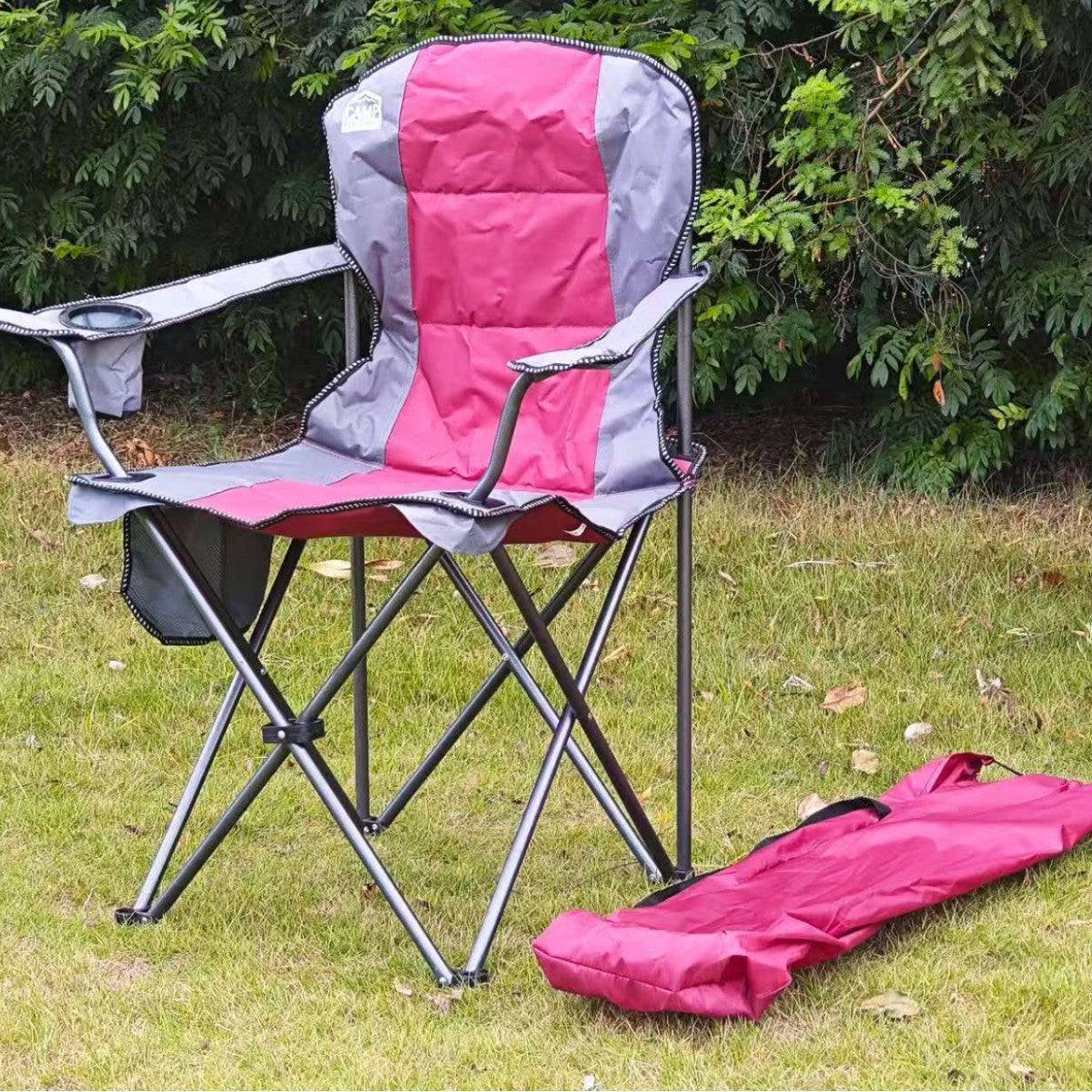 Comfortable Camping Chair with Cup Holder