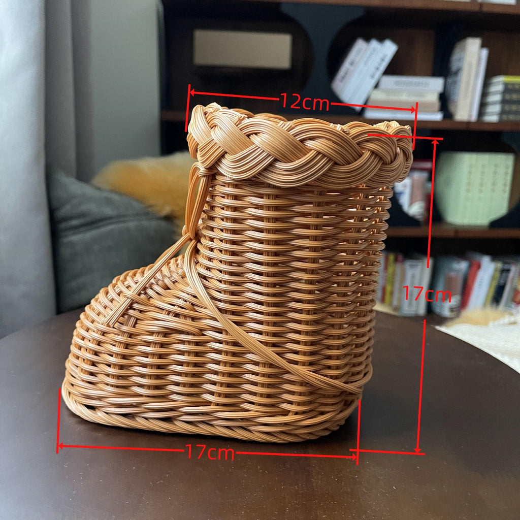Ladies decorative flower pot in shoe design