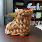 Ladies decorative flower pot in shoe design