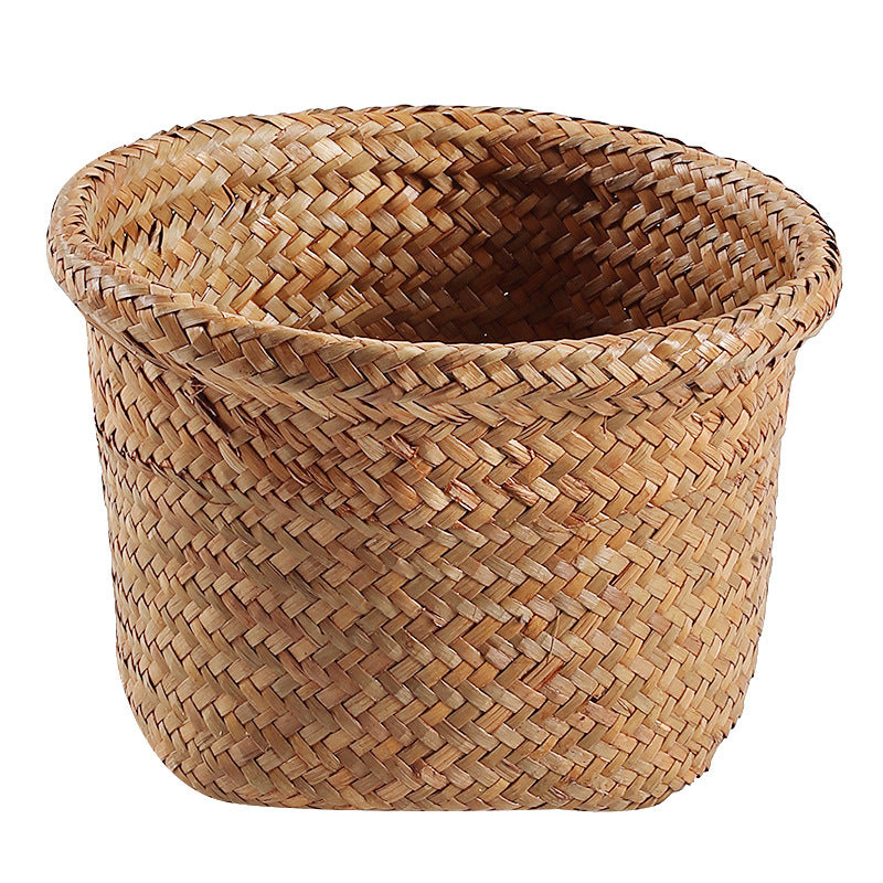 Handcrafted Natural Seagrass Storage Pot