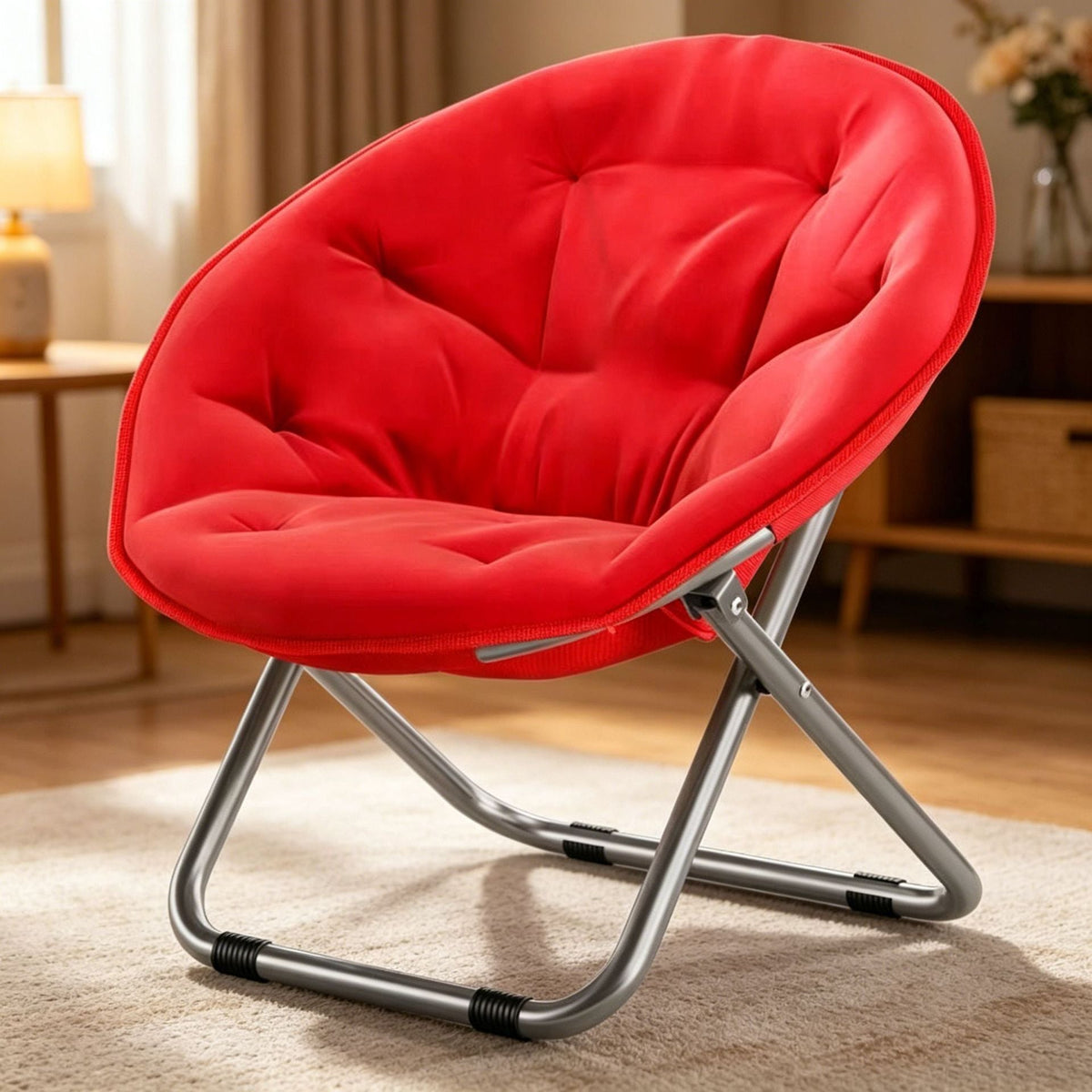 Ergonomic Lounge Chair with Practical Folding Mechanism
