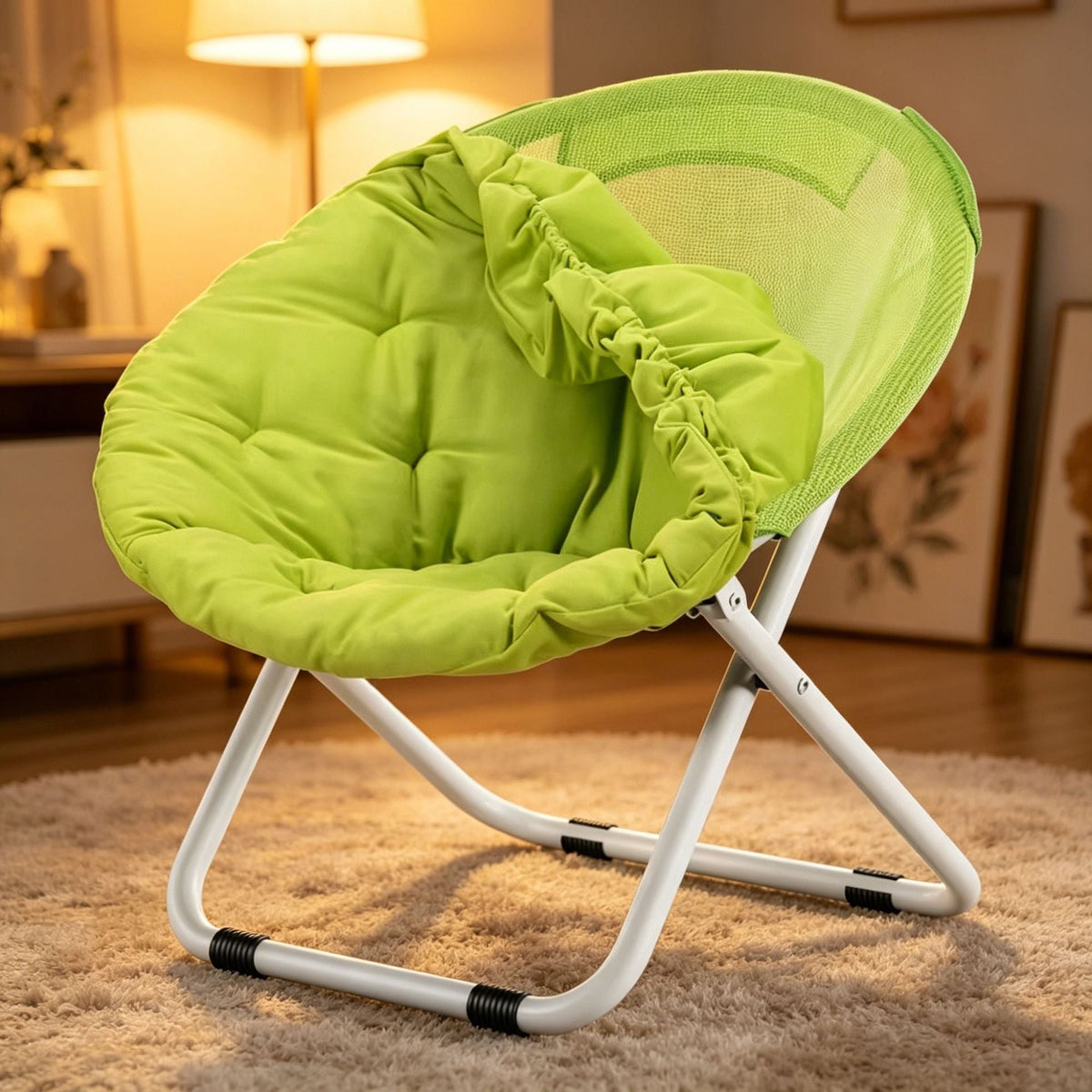 Ergonomic Lounge Chair with Practical Folding Mechanism