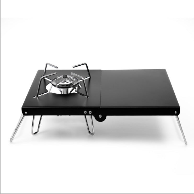 Portable Gas Cooking Table with Folding Design and Sturdy Aluminum Surface