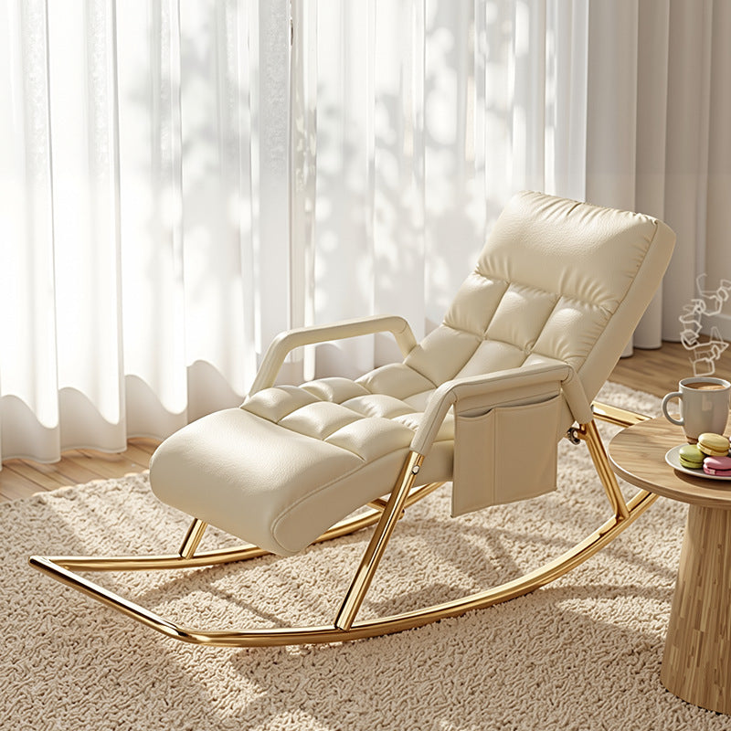 Ladies Rocking Chair with Ergonomic Design and Luxurious Upholstery