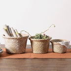 Handcrafted Natural Seagrass Storage Pot