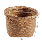 Handcrafted Natural Seagrass Storage Pot