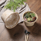 Handcrafted Natural Seagrass Storage Pot