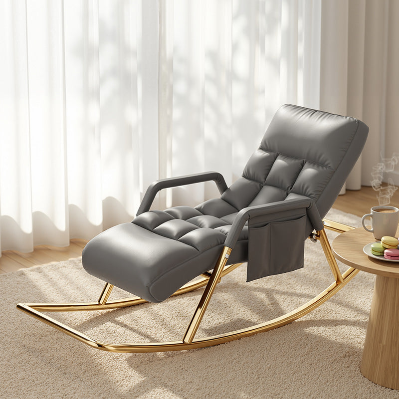 Ladies Rocking Chair with Ergonomic Design and Luxurious Upholstery