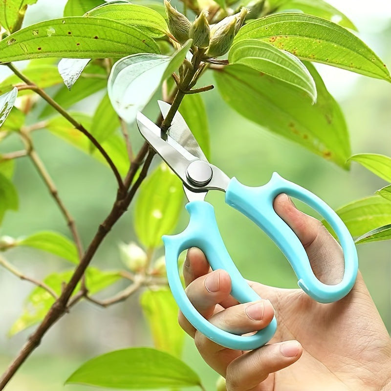 Compact Stainless Steel Multi-Purpose Kitchen and Craft Scissors with Ergonomic Non-Slip Handles