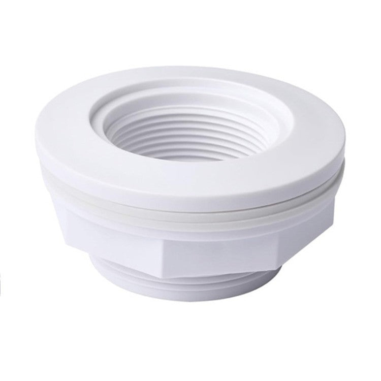 Adjustable threaded PVC toilet pan connector and waste flange adapter