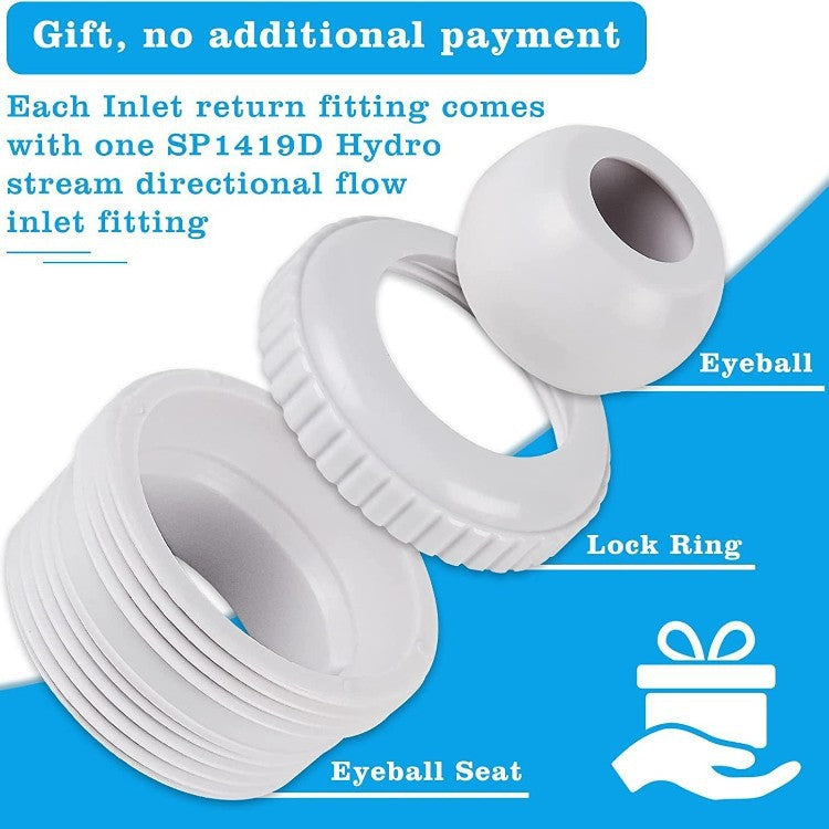 Adjustable threaded PVC toilet pan connector and waste flange adapter