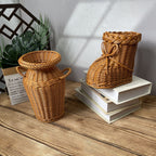 Ladies decorative flower pot in shoe design