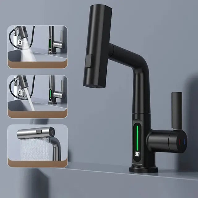3-in-1 extendable intelligent waterfall
