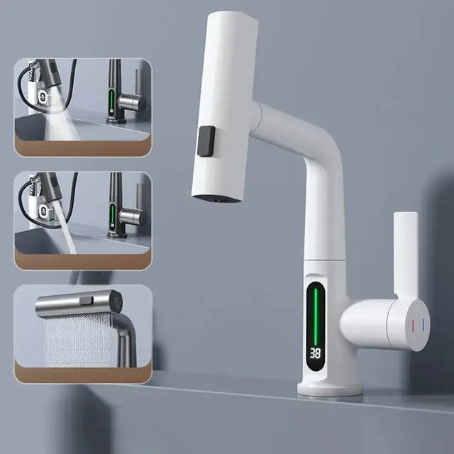 3-in-1 extendable intelligent waterfall