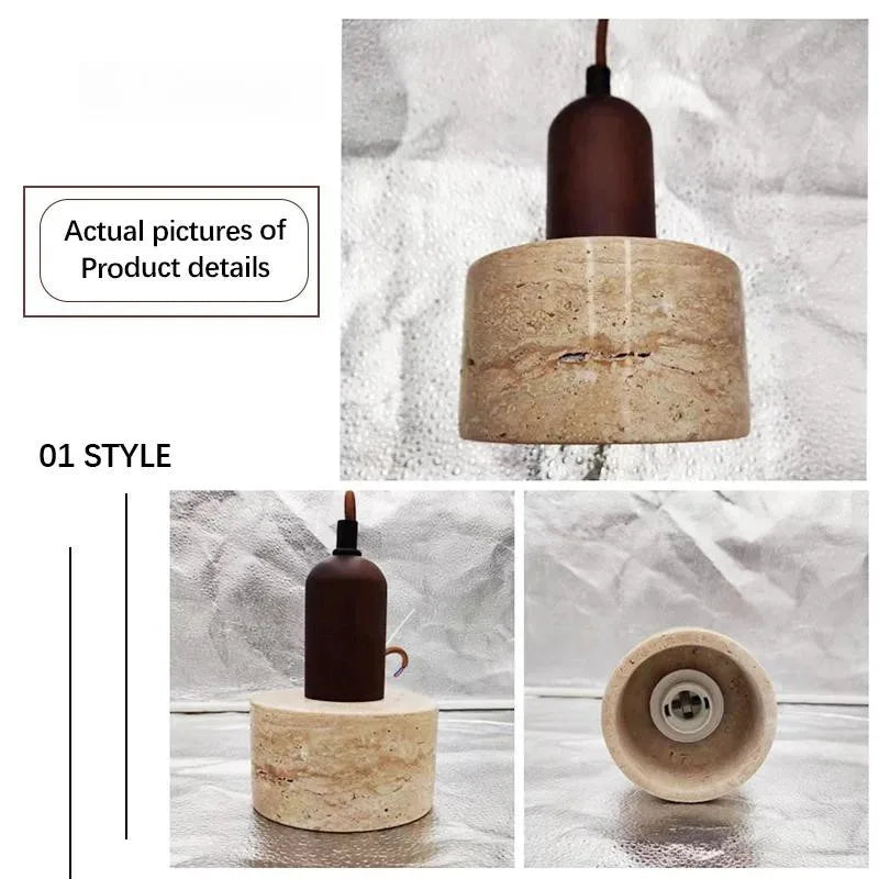 Modern LED Pendant Light - Scandinavian Pendant Lamp for Bedroom, Living Room and Hotel with E27 Bulb