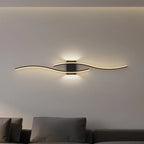Modern LED Wall Lamp - Black, white and gold wall lamp for living room, bedroom, bedside table and decorative lighting