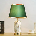 American ceramic table lamp - Simple modern bedroom bedside lamp for the living room, warm wedding space decorative lamp