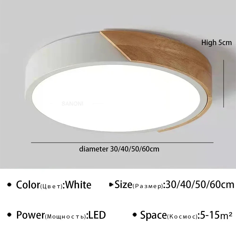Modern LED ceiling lamp Macaron chandelier