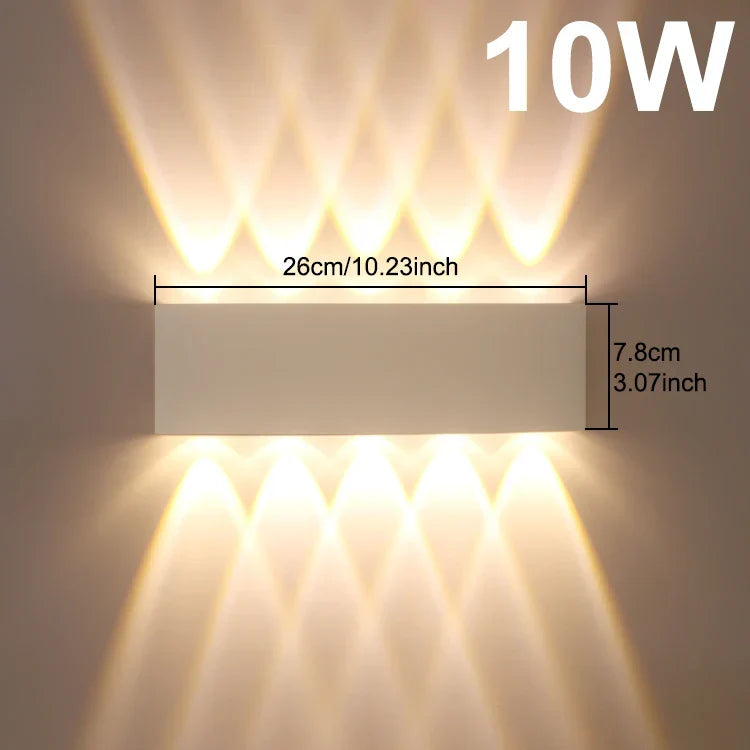 Modern LED outdoor wall lamp – Waterproof wall lamp for porch and balcony for home garden, IP55 rated