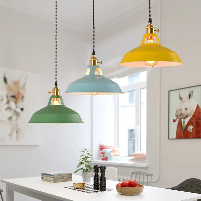 LED Iron Chandelier Pendant - Vintage Pendant Light