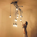 DIY Pendant Lights: Modern Retro-Chandelier for Stylish Home Decoration