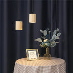 Modern wooden pendant lamp - Nordic style solid wood lamp for living room, bedroom, bar and restaurant, E27 lamp base