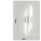 LED bedroom wall lamp wall acrylic lampshade indoor lighting for living room hallway light fixture 50 cm 16 W