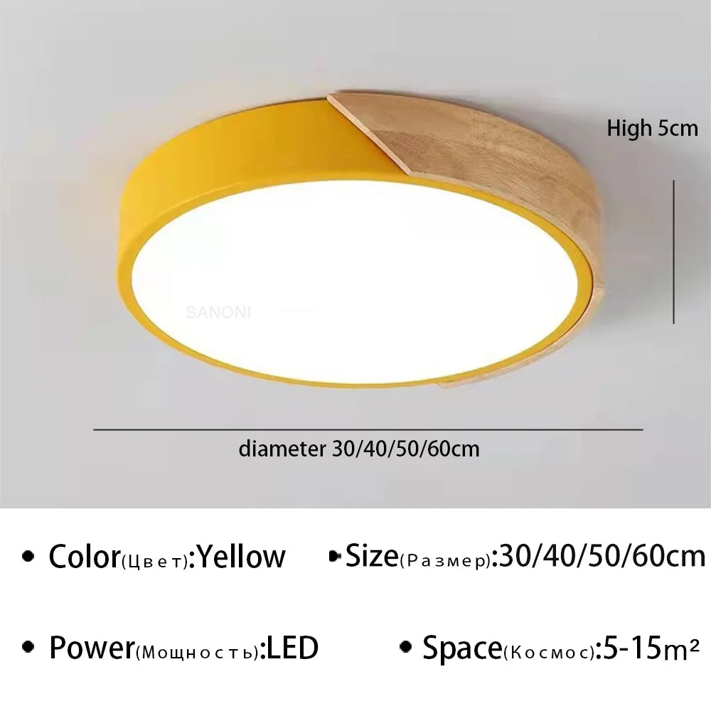 Modern LED ceiling lamp Macaron chandelier