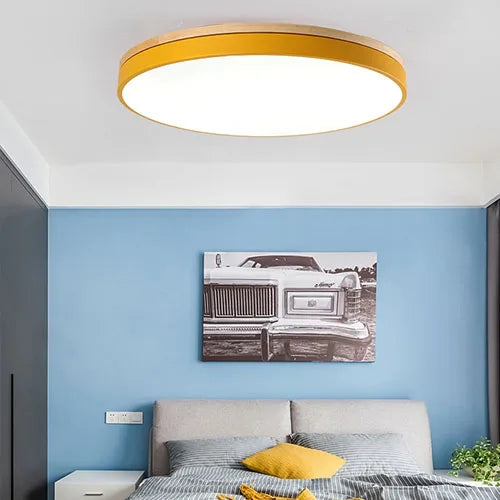 Modern LED Ceiling Lamp – 27W Surface Mount Lamp with warm, cold, and natural light options for living room, bedroom, and kitchen