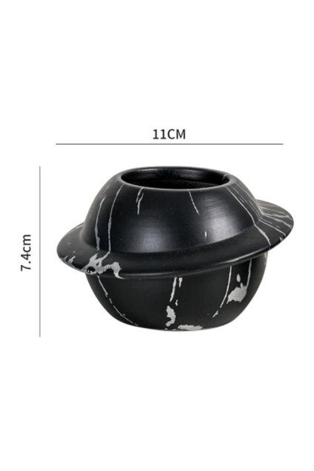 Motif ceramic pot for succulents