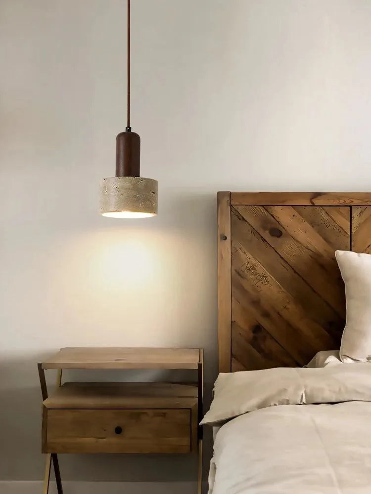Modern LED Pendant Light - Scandinavian Pendant Lamp for Bedroom, Living Room and Hotel with E27 Bulb