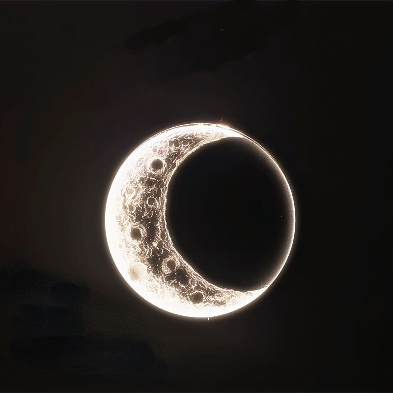 DIY Floating Moon Night Table Lamp