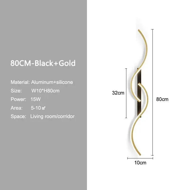Modern LED Wall Lamps – Up and Down Wall Lamps for Bedrooms, Hallways, and Indoor Lighting