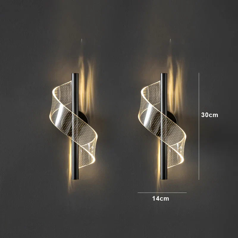 Nordic LED Pendant Lamp – Modern Pendant Lamp for Living Room, Bedroom, Dining Table and Hallway – Golden Acrylic Lamp Shades, Interior Decoration