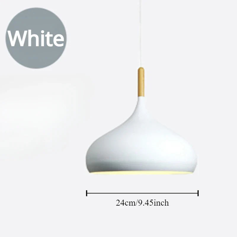 Modern Macaron Pendant Light – Colorful LED Chandelier for Bedroom, Restaurant, Office & Living Room – Adjustable Aluminum Hanging Lamp