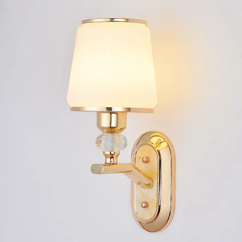 Modern LED wall lamp with glass lampshade | Wall lamps