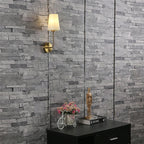 Nordic Minimalism LED Wall Lamp – Modern Linen Lampshade for Living Room, Bedroom and Staircase Decor