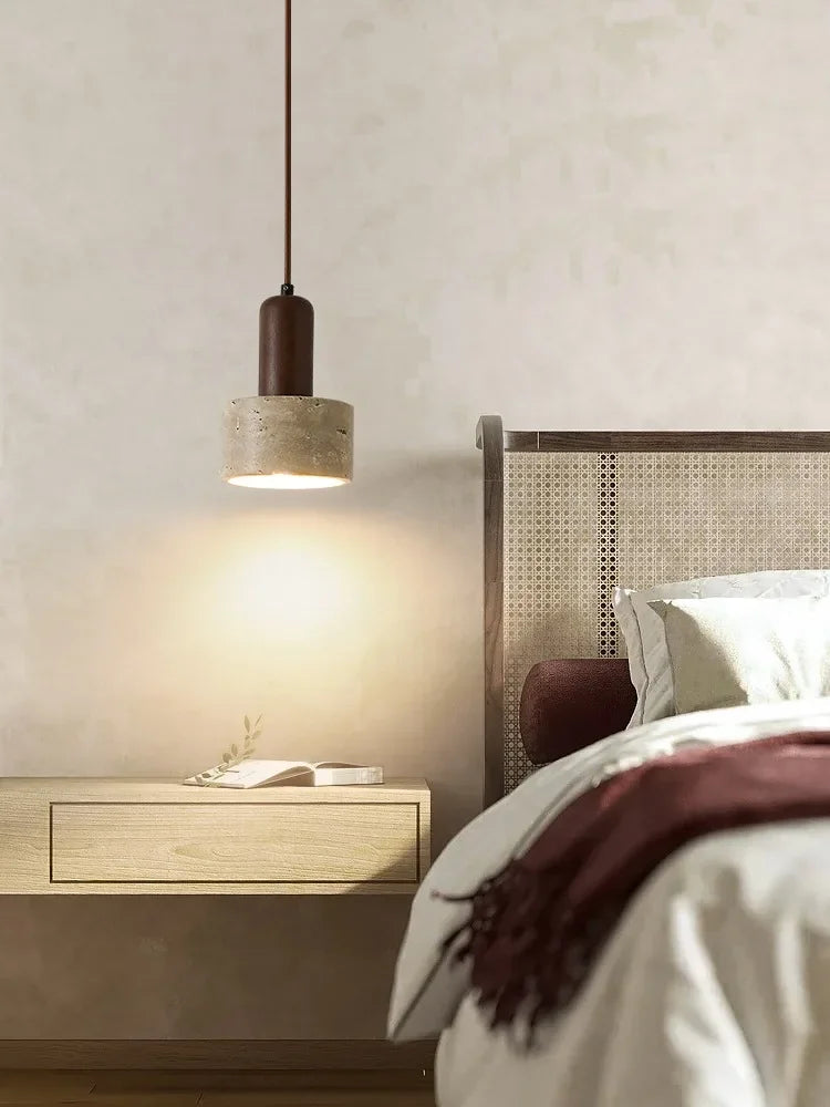 Modern LED Pendant Light - Scandinavian Pendant Lamp for Bedroom, Living Room and Hotel with E27 Bulb