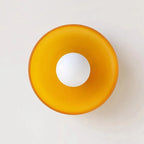 Modern double glass ceiling lamp – G9 lamp wall lamp for living room, bedroom, hallway and balcony