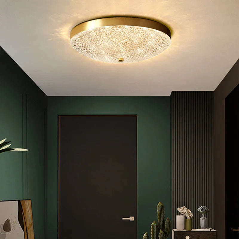 Modern Gold LED Chandeliers - Elegant Indoor Lighting for Living Spaces